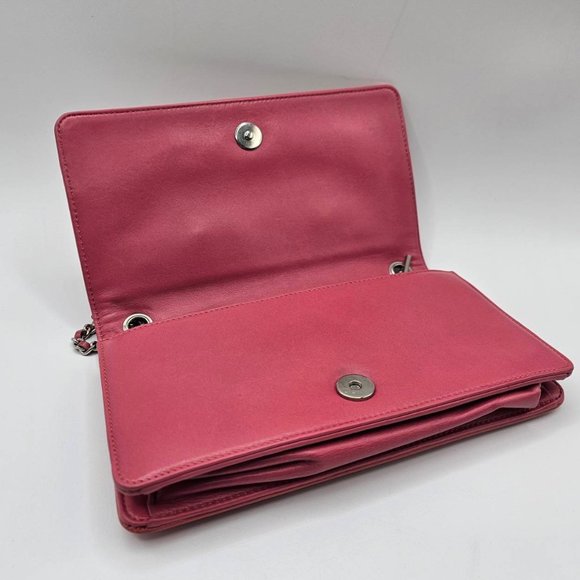 Chanel Lego Hot Pink Patent Brick Ombre Patent Flap - Picture 13 of 16